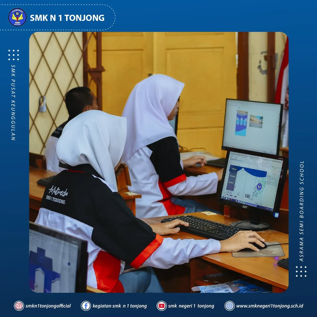 ⠀🔹multimedia smk n 1 tonjong🔹menjadikan siswa siswi kompeten dibidang bidang keahlian se